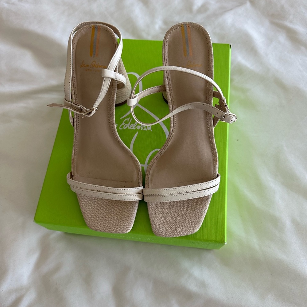 Sam Edelman Cream Heels